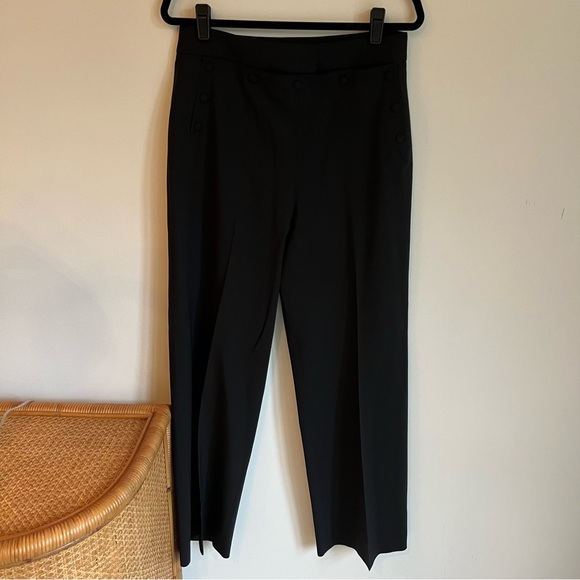 Worn Once! Tory Burch Black Pants | Size 10 - Picture 2 of 9